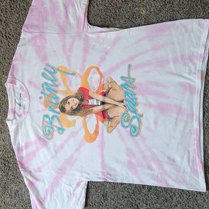 Britney spears tie dye pink t shirt size XL
